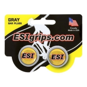 Esi Grips korki kierownicy Bar Plugs szare