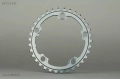 absoluteBlack koronka OVAL 110/5BCD Silver Series napęd 2X szara 36T
