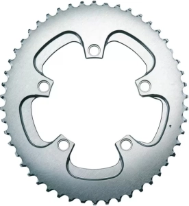 absoluteBlack koronka OVAL 110/5BCD Silver Series napęd 2X szara 50T