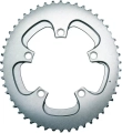 absoluteBlack koronka OVAL 110/5BCD Silver Series napęd 2X szara 52T