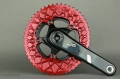 absoluteBlack koronka OVAL SRAM 110BCD napęd 2X czerwona 52T