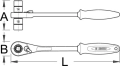 Unior grzechotka dwustronna z nasadkami 14 i 15mm - 1621/1BI-US