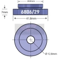 Wheels MFG adapter do suportu DUB (oś 29mm) 1szt