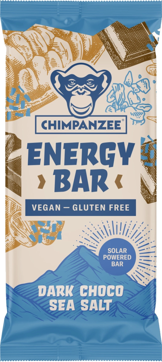 Chimpanzee baton Energy Bar Dark Chocolate &amp; Sea Salt 55g