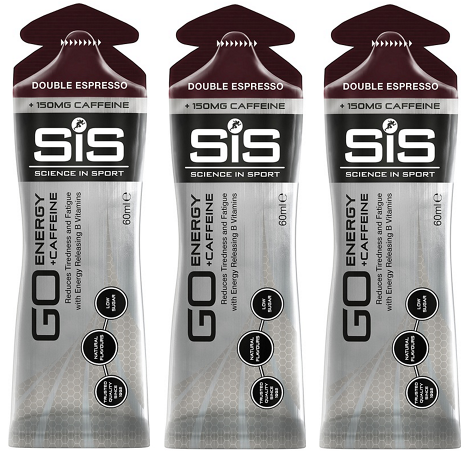 SiS żel Go Energy + CAFFEINE Gel 60ml Double Espresso 3szt