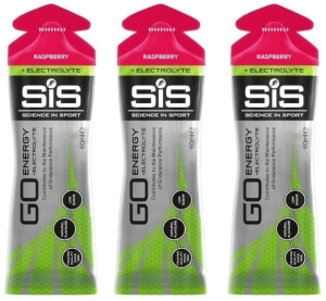 SiS żel Go Energy + ELECTROLYTE Gel 60ml malina 3szt