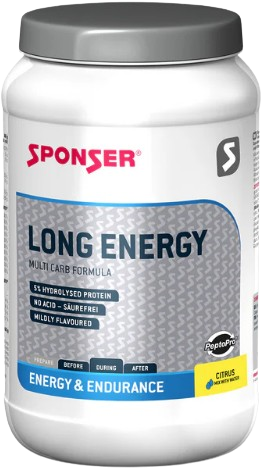 Sponser napój Long Energy 1,2kg cytrynowy (5% Protein)