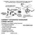 K-Edge uchwyt Garmin Intergrated Combo czarny