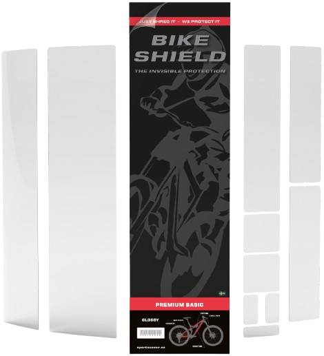 BikeShield naklejki ochronne Premium Basic matowe