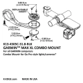K-Edge uchwyt Garmin Max XL Combo Mount 31.8 czarny