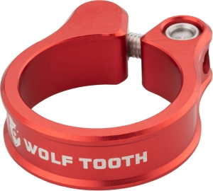 Wolf Tooth Components obejma sztycy 28.6mm czerwona