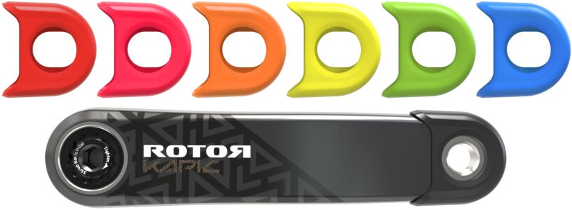 Rotor gumowe ochraniacze korby Kapic Carbon Bumper Set pomarańczowe