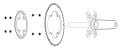 Rotor koronka Q-Ring GRX 4x80BCD wewnętrzna 30T (46T)