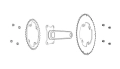 Rotor koronka Q-Ring AXS 4x107BCD wewnętrzna 35T (48T)