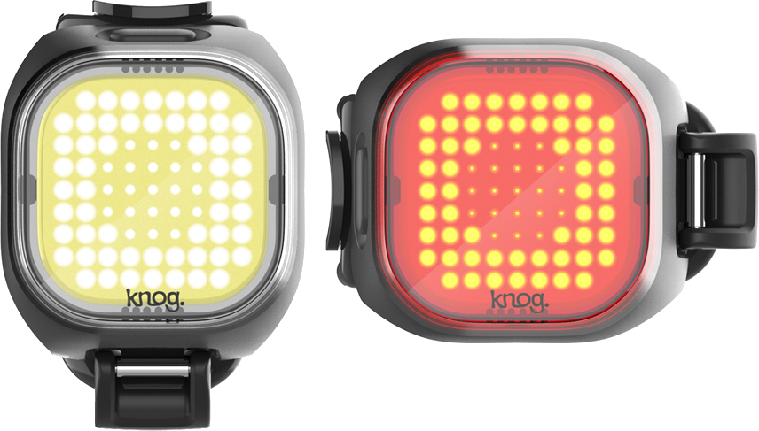 Knog zestaw lampek Blinder Mini Square Twinpack