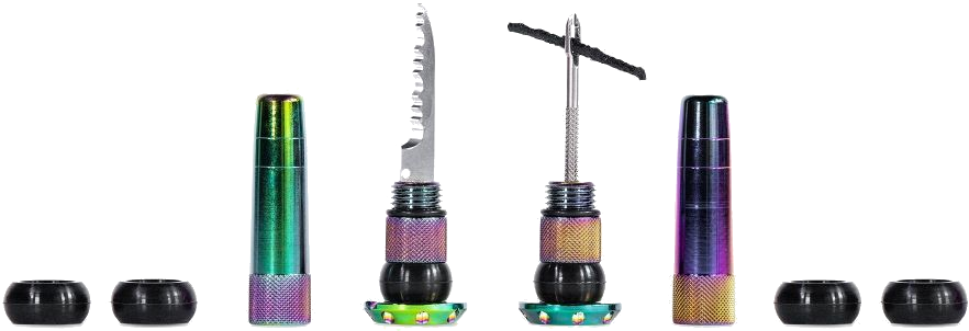 Muc-Off zestaw naprawczy Tubeless Puncture Plug tęczowy