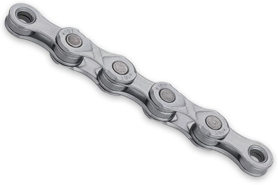 KMC łańcuch E10 EPT Dark Silver 136ogniw srebrny