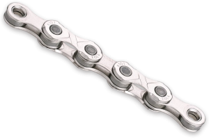 KMC łańcuch E10 Silver 122ogniw srebrny