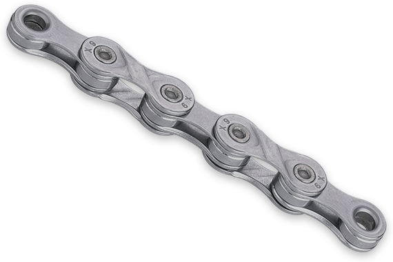 KMC łańcuch X9 EPT Dark Silver 114ogniw srebrny