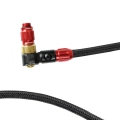 Lezyne końcówka pompki ABS-1 Pro HP Braided czerwona