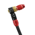 Lezyne końcówka pompki ABS-1 Pro HP Braided czerwona