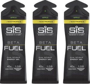 SiS żel Beta Fuel + Nootropics 60ml jabłko 3szt
