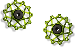 Garbaruk kółka tylnej przerzutki Shimano 11T+11T zielone