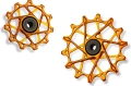 Garbaruk kółka tylnej przerzutki Shimano 11 rz 11T+14T pomarańczowe