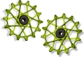 Garbaruk kółka tylnej przerzutki Shimano 12 rz 14T+14T zielone