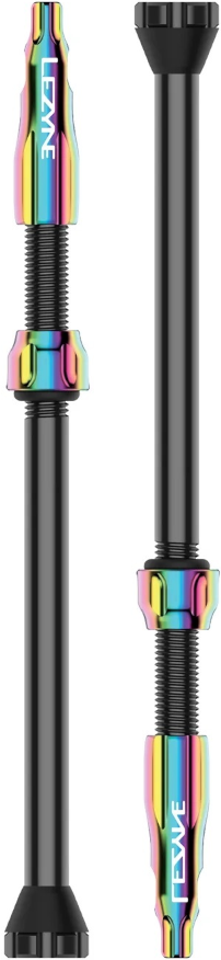 Lezyne wentyle Tubeless 80mm tęczowe
