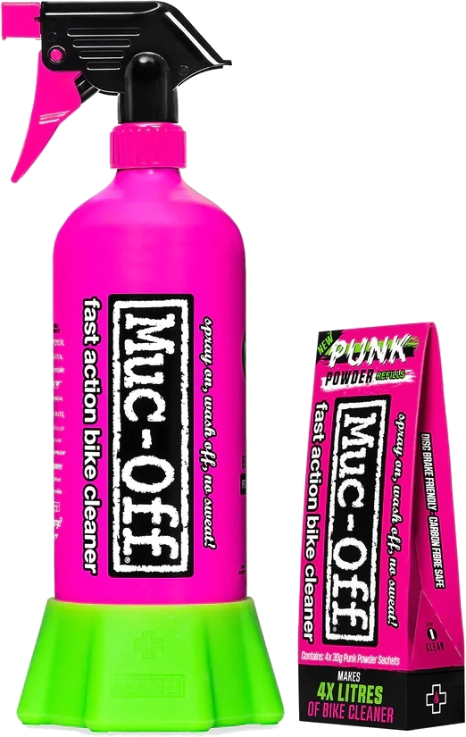 Muc-Off zestaw preparat do czyszczenia Punk Powder 4szt + butelka