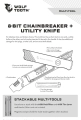 Wolf Tooth Components narzędzie 8-BIT Chainbreaker czarny