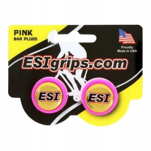 Esi Grips korki kierownicy Bar Plugs różowe