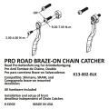 K-Edge prowadnica łańcucha Pro Road Braze-on Chain Catcher czerwona