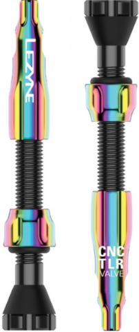 Lezyne wentyle Tubeless 44mm tęczowe