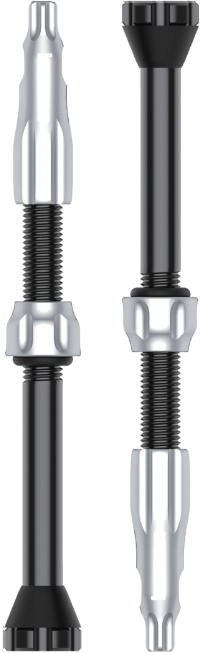 Lezyne wentyle Tubeless 60mm srebrne