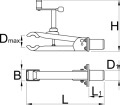 Unior szczęki Master do stojaka naprawczego - 1693.1M