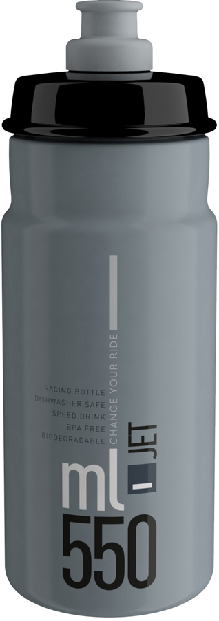 Elite bidon Jet 550ml szary
