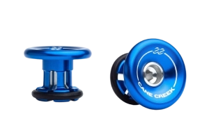 Cane Creek korki do kierownicy ee BarKeep 17-22mm 2szt niebieskie