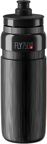 Elite bidon Fly Tex 750ml czarno-szary