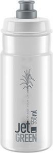 Elite bidon Jet Green 550ml przezroczysty