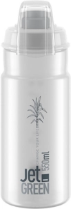 Elite bidon Jet Green Plus 550ml przezroczysty