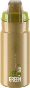 Elite bidon Jet Green Plus 550ml brązowy