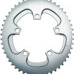 absoluteBlack koronka OVAL 110/4BCD Silver Series napęd 2X szara 34T
