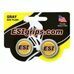 Esi Grips korki kierownicy Bar Plugs szare