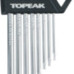 Topeak klucze Torx (T7/T9/T10/T15/T20/T25/T27/T30)