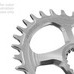 Garbaruk koronka okrągła Shimano XTR M9100/M8100/M7100/M6100 DM offset 30T srebrna