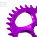 Garbaruk koronka ovalna Shimano XTR M9100 DM 30T fioletowa