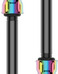 Lezyne wentyle Tubeless 80mm tęczowe