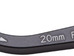 Sram adapter do tarczy hamulcowej 20P 180F/160R rainbow